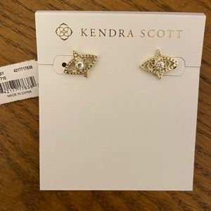 Kendra Scott Crosby stud earrings- Gold